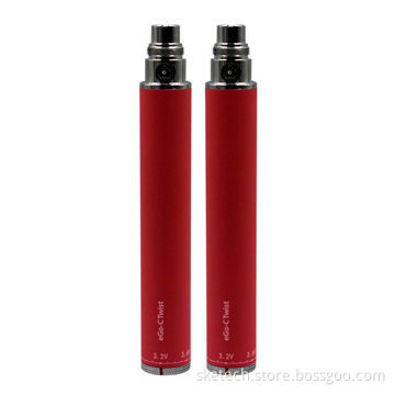 eGo-C Twist Battery, Newest Variable Voltage E-cigarette Batteries, 650/900/1100/1300mAhNew